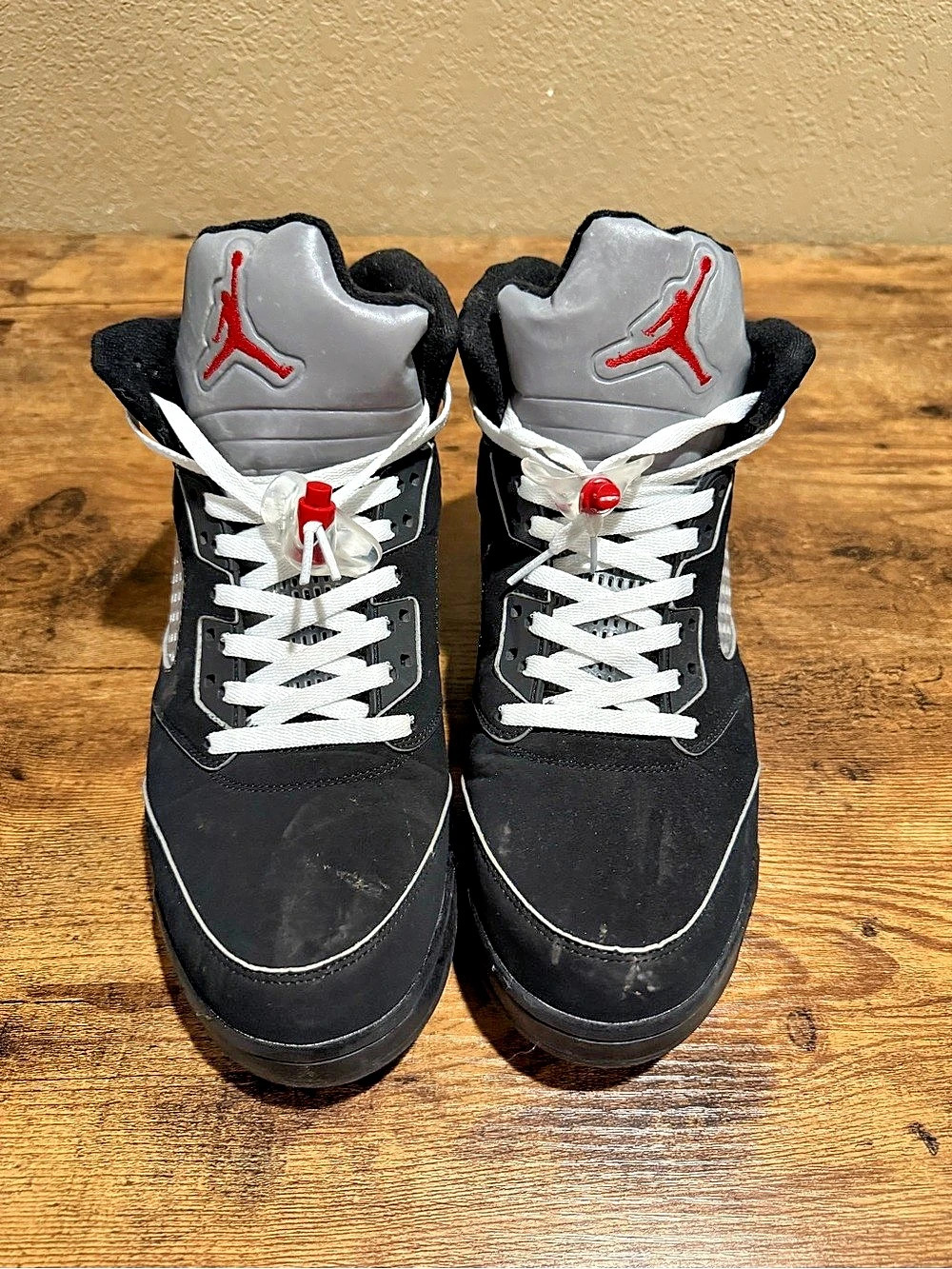 Nike Air Jordan 5 Black & Gray Sneakers